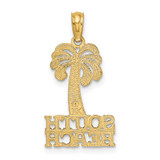 14K SOUTH BEACH Under Palm Tree Charm