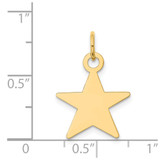 14K Star Disc Charm - XM-6CD04036-9866
