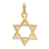 14k Star of David Pendant - K2-F03BB604-2369