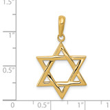 14K Star of David Pendant - K5-FBCB9A8C-3005