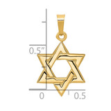 14k Star of David Pendant - XR-47E37EFB-3637