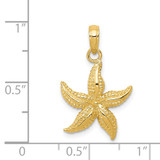 14k Starfish Pendant - K2-CDBCF932-4515