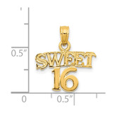 14K SWEET 16 Pendant