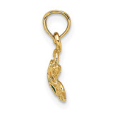 14K Textured and Enameled Sea Turtle Charm - K6-BB58CF75-3887