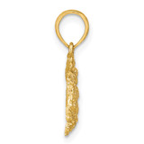 14K Textured Crab Charm - K7-98428AC7-7478