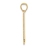 14K Textured OCEAN CITY, NJ License Plate Charm