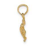 14K Textured Sea Turtle Charm - K7-AADE7B84-2610