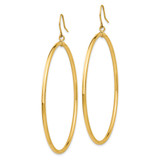 14k Tube Hoop Dangle Earrings - TE-89466371-9058