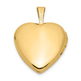 14k Two Interlocked Hearts 16mm Heart Locket