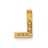 14K  Diamond Letter L Initial Charm