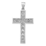 14k Two-tone Crucifix Pendant - D3-7267481A-8462