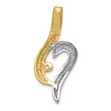 14k Two-Tone Fancy Peg Set Diamond Slide Mtg - XS-5A569EEC-2928