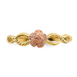 14k Two-Tone Flower Ring - R9-16403721-4797