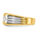 14k Two-tone IBGoodman Men's 1/2 carat Diamond Complete Ring - B5-45A9E345-9138