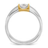 14k Two-tone IBGoodman Men's 1/2 carat Diamond Complete Ring - B6-D98CDA50-6759