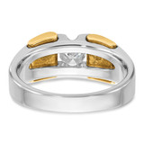 14k Two-tone IBGoodman Men's 3/8 carat Diamond Complete Ring - B6-767EEA3C-2709