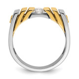 14k Two-tone IBGoodman Men's Diamond Ring Mounting - B5-0367173D-7318