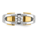14k Two-tone IBGoodman Men's Diamond Ring Mounting - B6-45B55253-6482