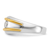 14k Two-tone IBGoodman Men's Diamond Ring Mounting - B6-D427C151-8773