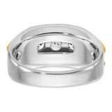 14k Two-tone IBGoodman Men's Diamond Ring Mounting - B6-D427C151-8773