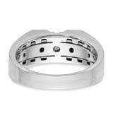 14k Two-tone IBGoodman Men's Diamond Ring Mounting - B6-DCBD9BFF-7978