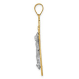 14K Two-tone INRI Crucifix Pendant - D3-DAEBBEAC-8718