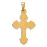 14k Two-tone INRI Hollow Crucifix Pendant - XR-11CCA9A0-4394