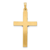 14k Two-tone INRI Hollow Crucifix Pendant - XR-80704B19-2015
