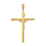 14k Two-Tone Polished Crucifix Pendant - K6-212721B0-2651