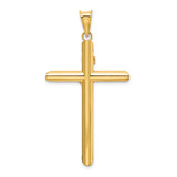 14k Two-Tone Polished Crucifix Pendant - K6-D4F5E0C2-4844