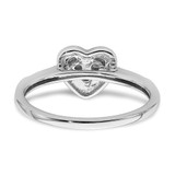 10k White Gold 1/4 carat Lab Grown Diamond VS/SI+ G+ Complete Cluster Engagement Ring