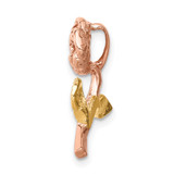 14K Two-tone Rose Chain Slide - D4-6A985F85-6792
