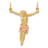 14k Two-tone Rose Corpus Pendant - C3-16935AE4-3436