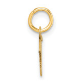 14K Uppercase Letter T Initial Charm