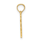 14K VIRGO Zodiac Charm