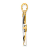 14K W/ Rhodium Cross Charm - K9-4AC58E44-2889