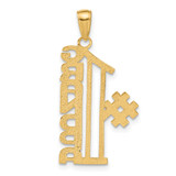 14k #1 GRANDPA Pendant - C3-4D57AC46-7571