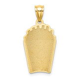 14K w/Enamel French Fries Charm