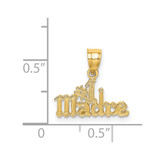 14k #1 MADRE  Charm