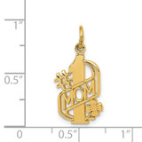 14k #1 MOM Charm - C3-974CB3F4-8251