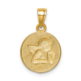 14K w/Rhodium Angel Pendant - C4-268FC393-8399
