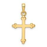 14K w/Rhodium D/C Cross Pendant - K9-9FF4A872-3056
