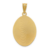 14K w/Rhodium D/C Lady Of Guadalupe Oval Pendant - K5-F7A1F045-8494