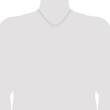 14k WG .8mm Forzantine Cable Chain - PE-A4987E00-8011