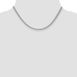 14k WG 2.6mm Semi-solid 3-Wire Wheat Chain - BC-2AEBA3E8-2273