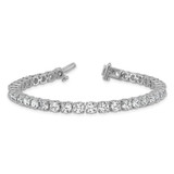 14k White Gold  14 carat Lab Grown Diamond VS/SI+ G+ Complete Tennis Bracelet