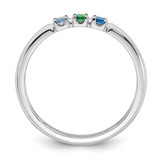14k White Gold  Mother's Ring Mounting - XM-1A8C014A-8344