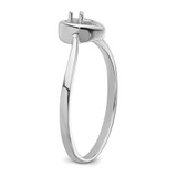 14k White Gold .02ct. Diamond Heart Ring Mounting - Y4-4D989E46-2037