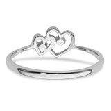 14k White Gold .03ct. Diamond Fancy Ring Mounting