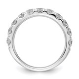 14k White Gold 1 1/2 carat Lab Grown Diamond VS/SI+ G+ Complete Wedding Band - RM-C5DFC913-7286